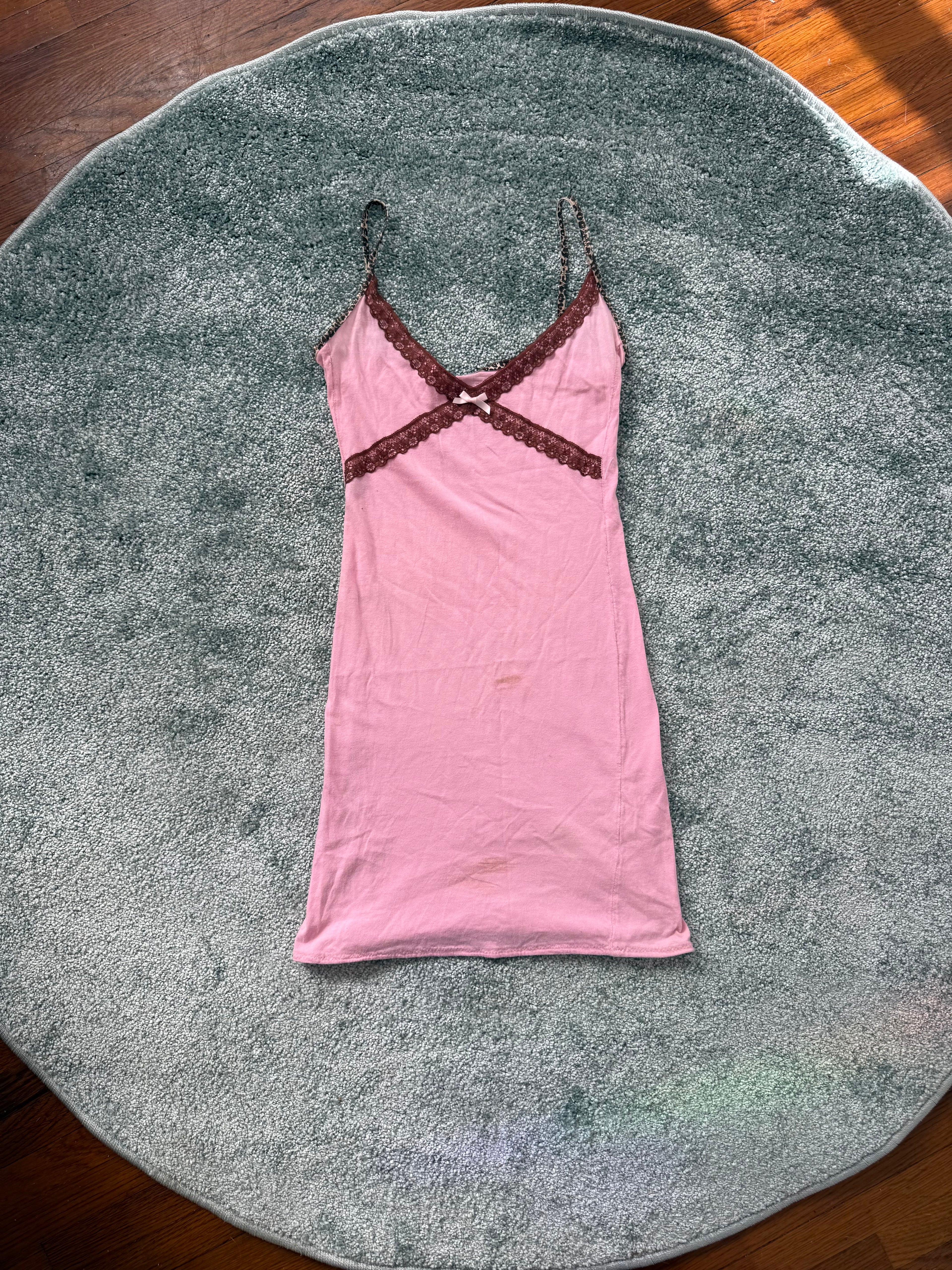 𓆩♡𓆪 soft pink lace slip dress ⋆