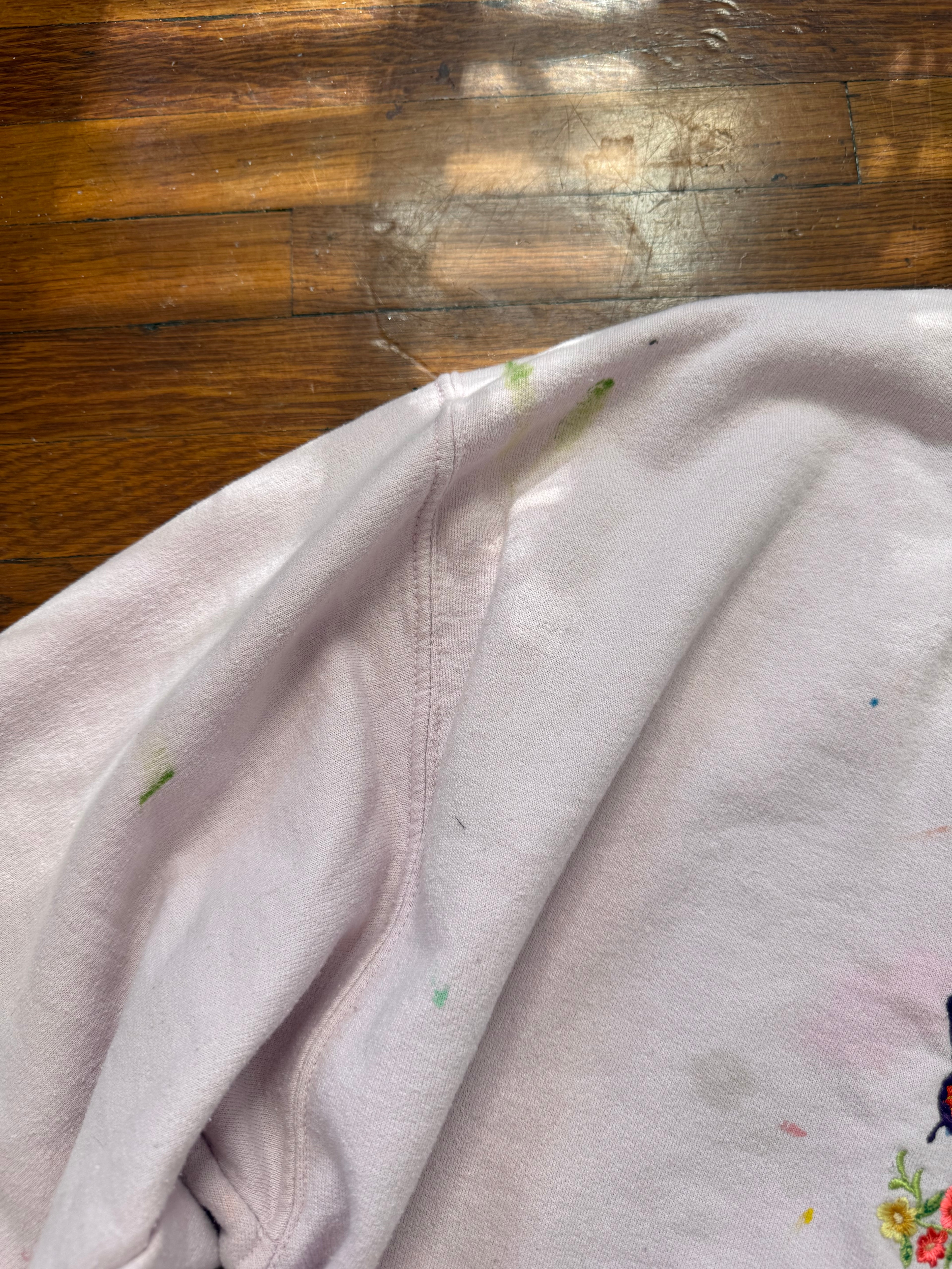 ✿ what would dolly do butterfly embroidered crewneck ✿