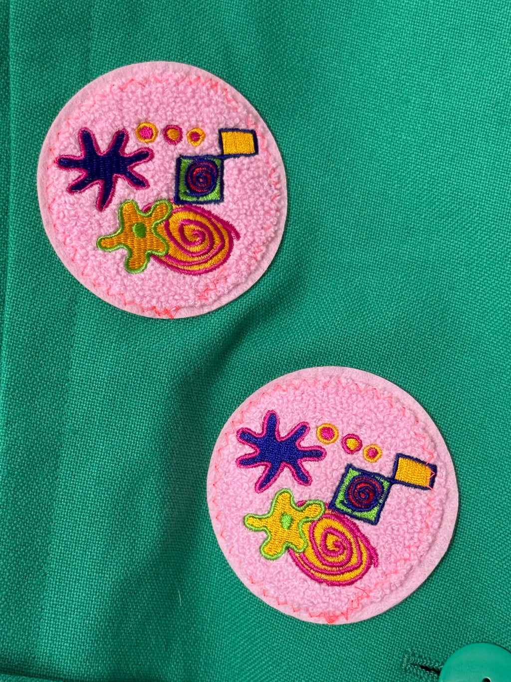 ♡ embroidered patch 80s Blazer ♡