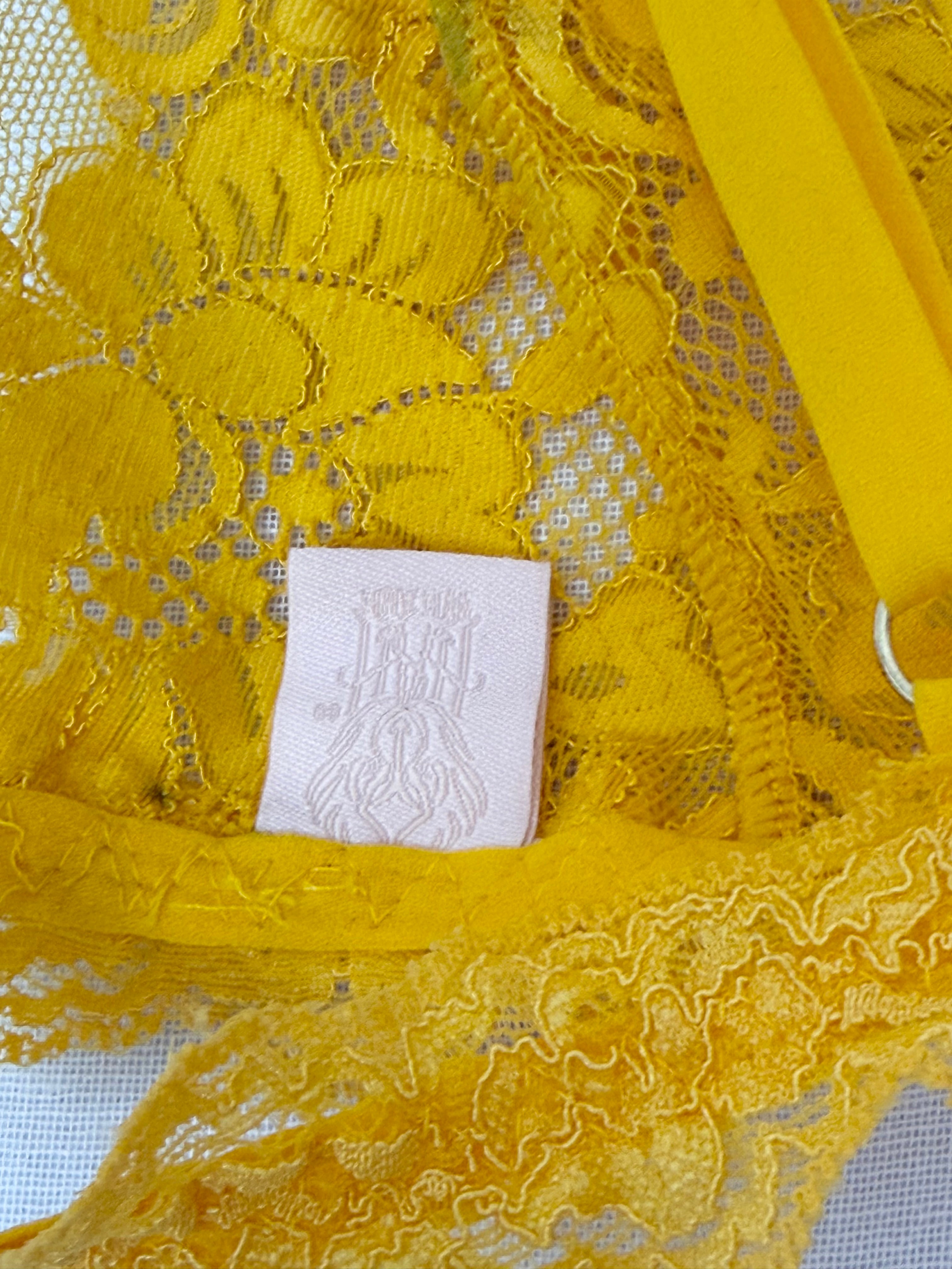 ✿ ✿ yellow lace bralette ✿ ✿