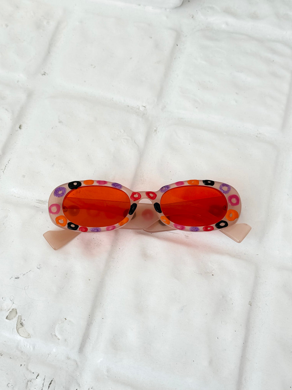 painted retro dot sunglasses