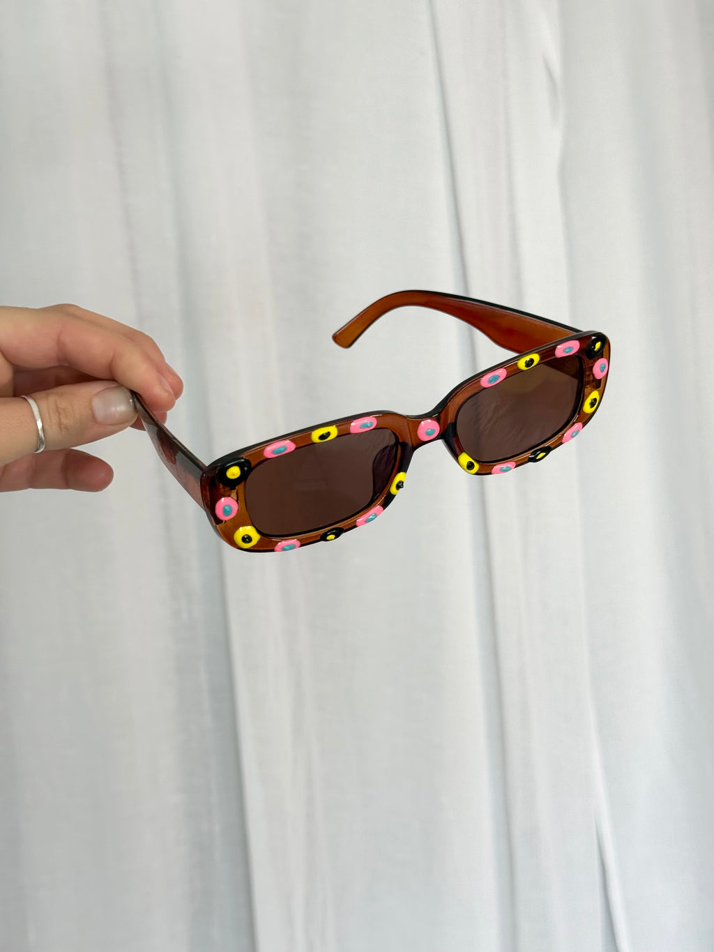 hand painted Y2K sunglasses