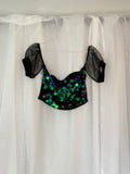 ✦ handmade sequin off-shoulder top ✦