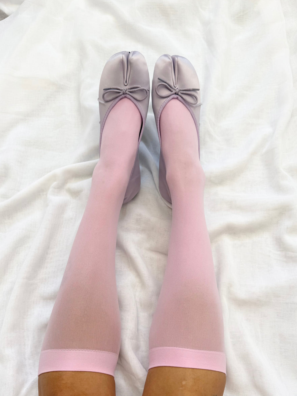 ✿ pastel lavender tabi ballet flats • (size 8.5)