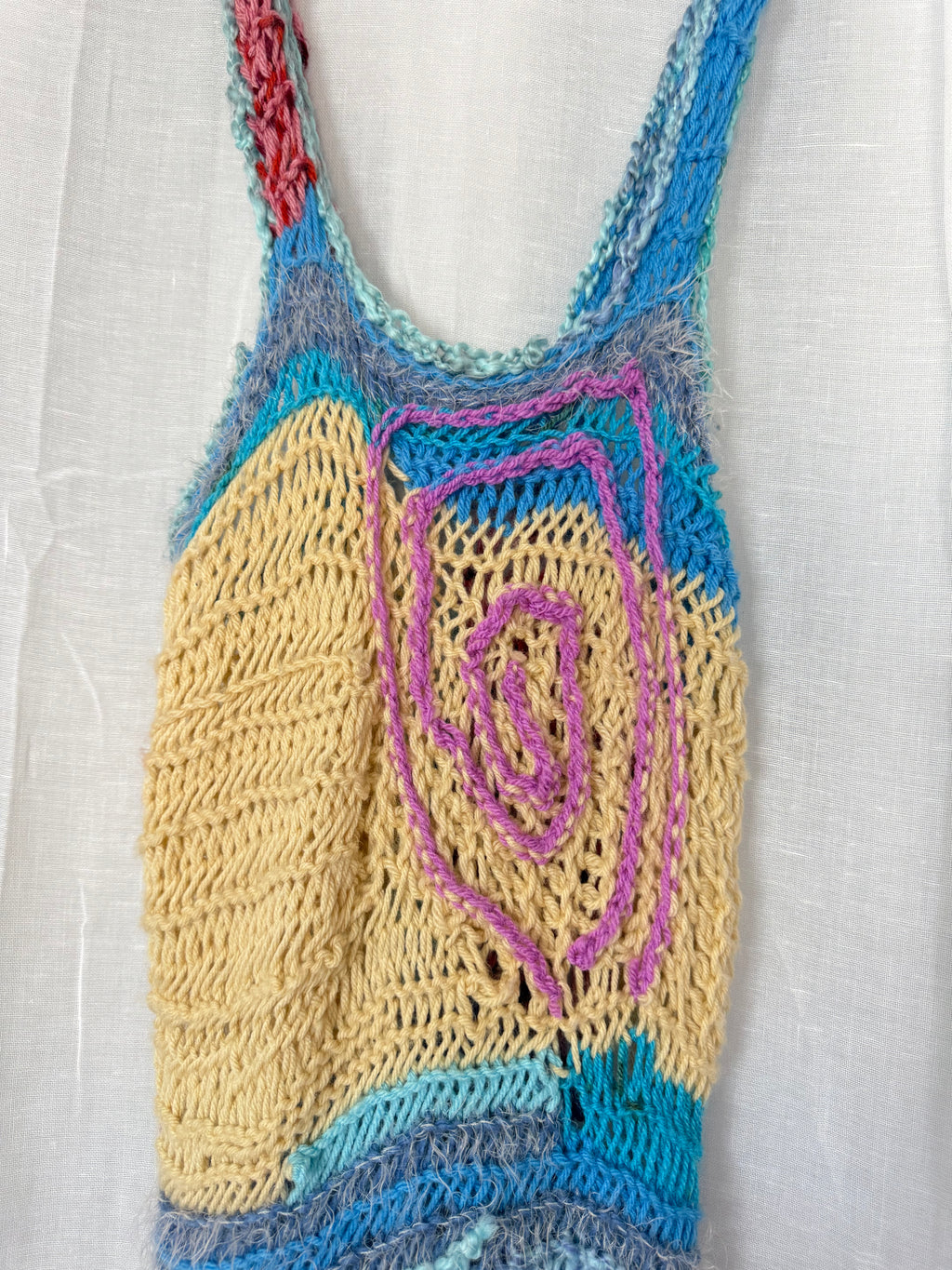 ♡ handmade recycled cotton crochet patchwork dress ♡