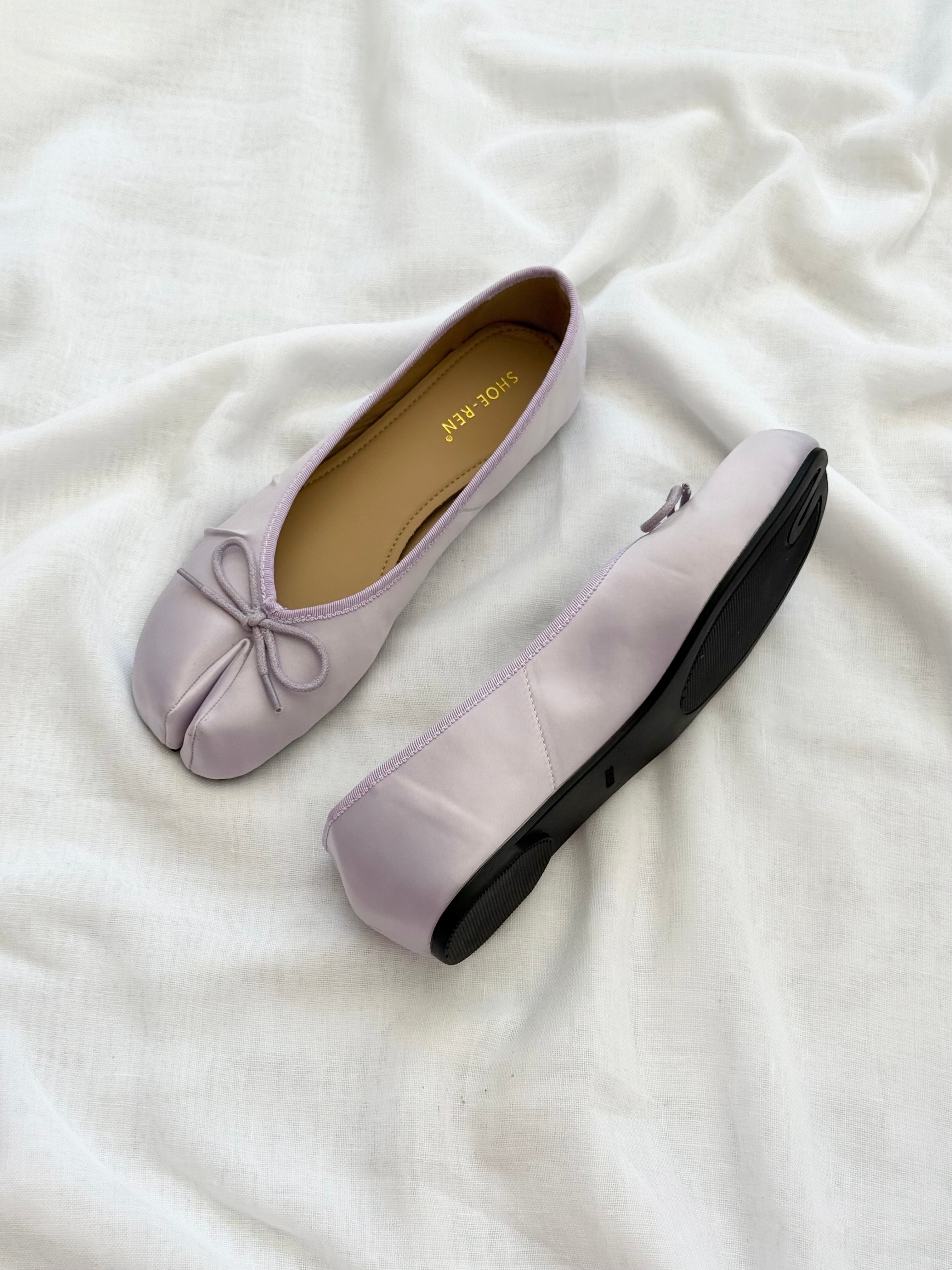 ✿ pastel lavender tabi ballet flats • (size 8.5)