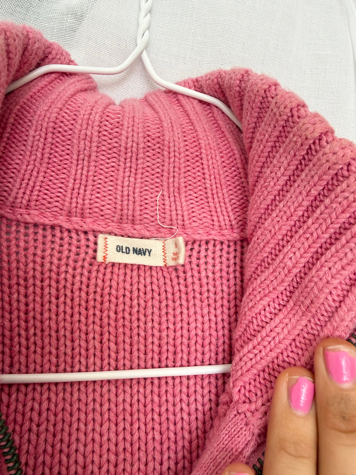 ✧ ✩ pink cable knit zip sweater ✩ ✧
