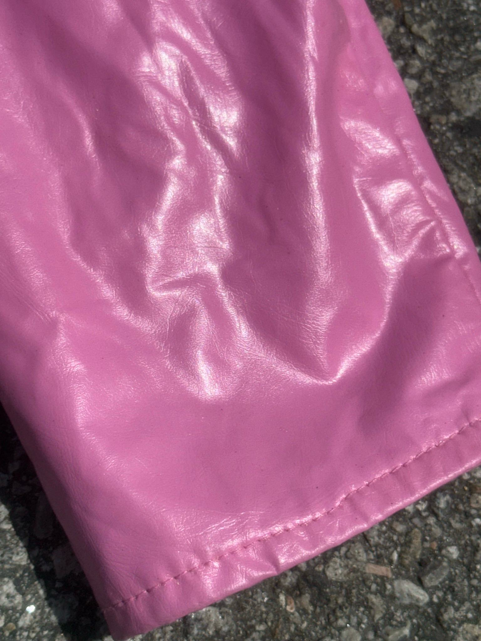 rave girl faux leather jacket