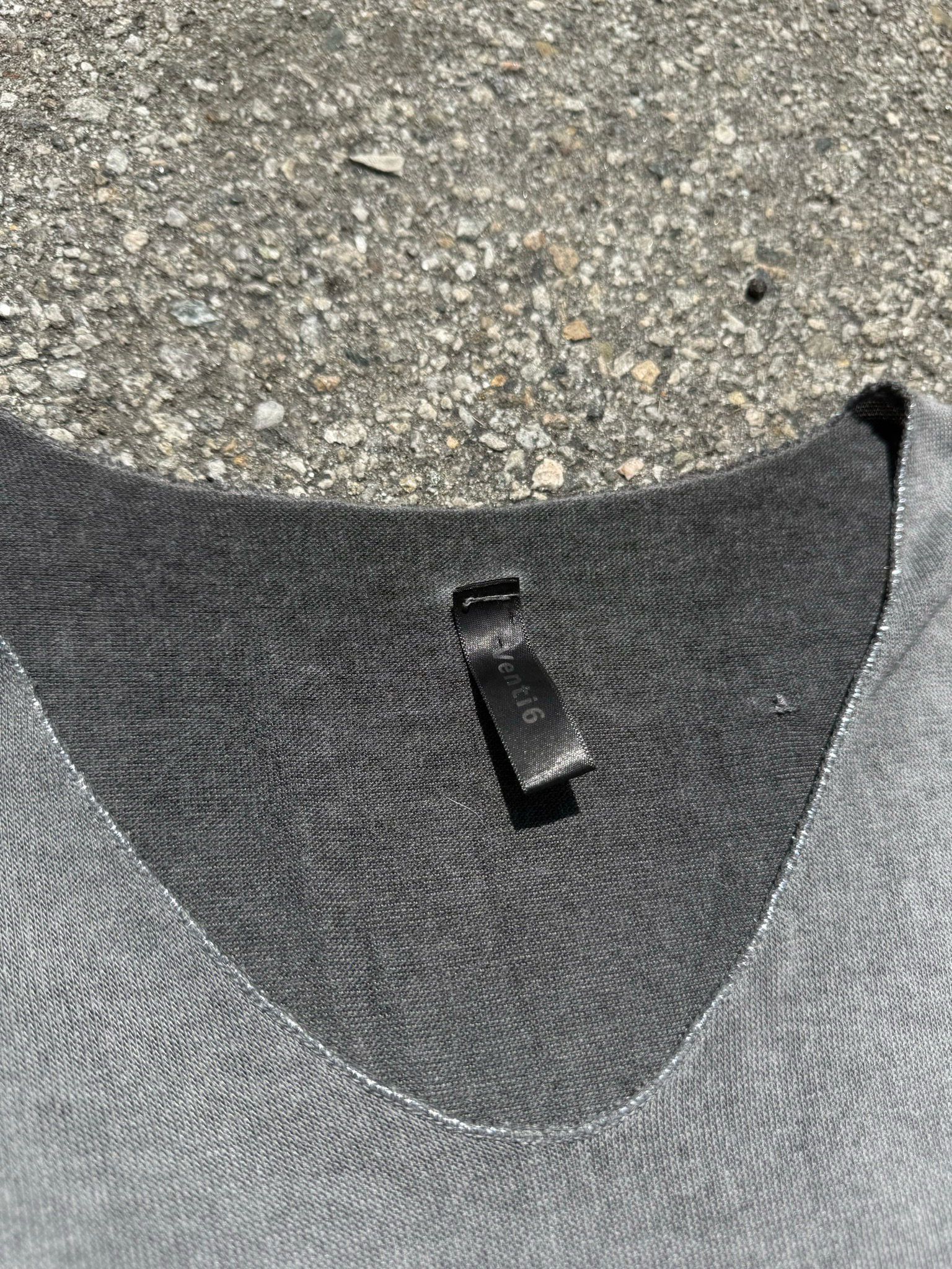 grey sparkle long sleeve