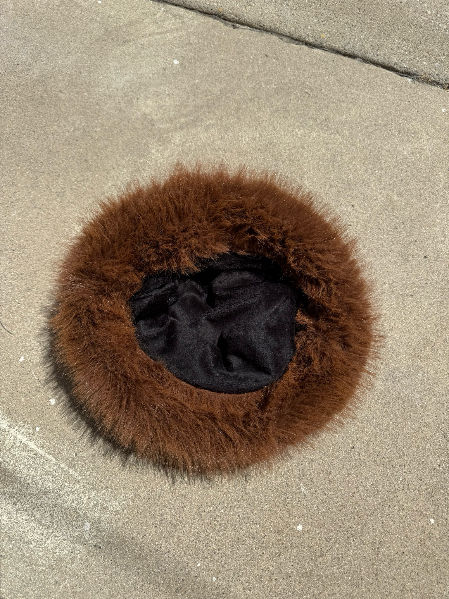 faux fur hat