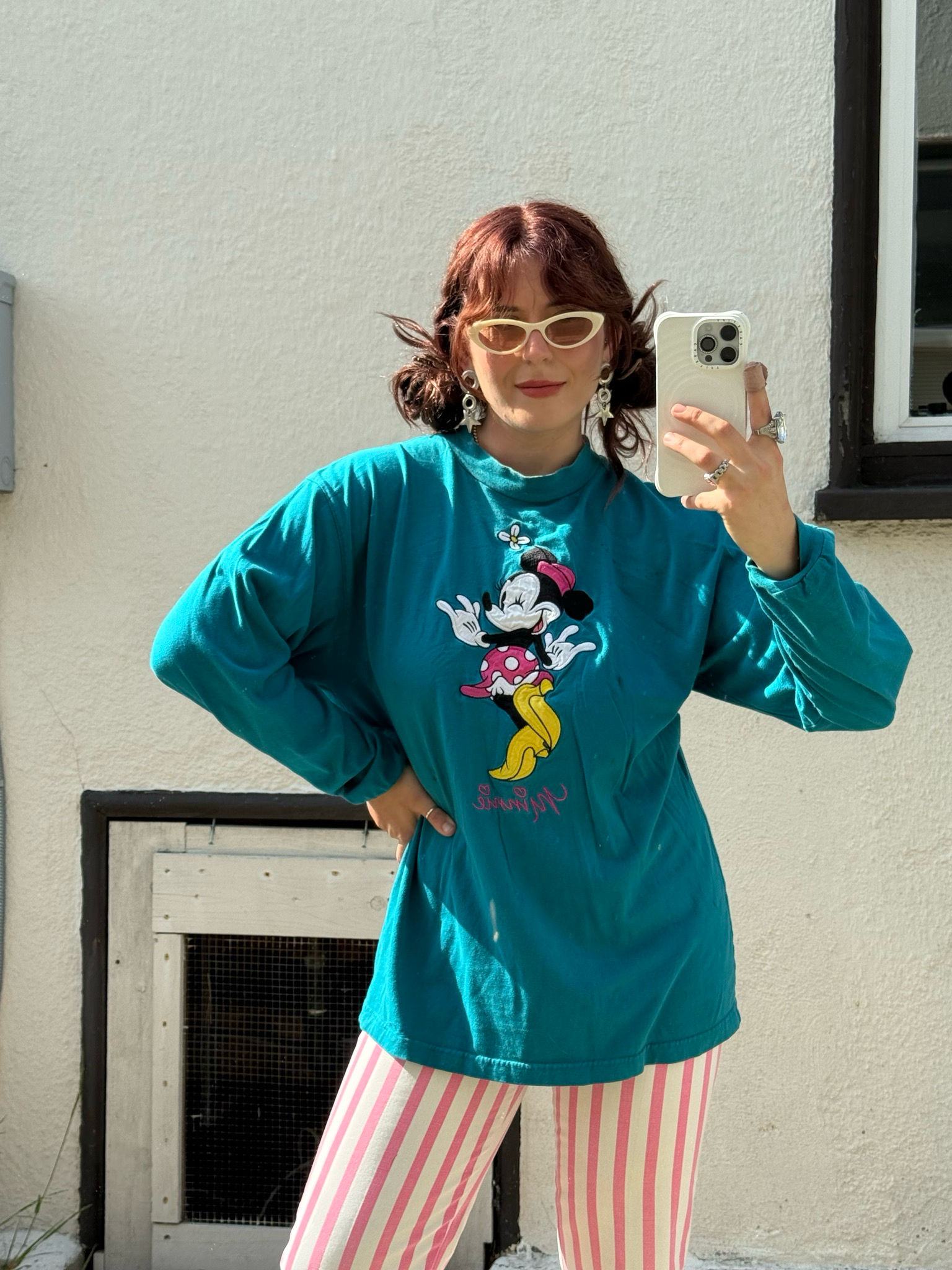 vintage embroidered minnie long sleeves