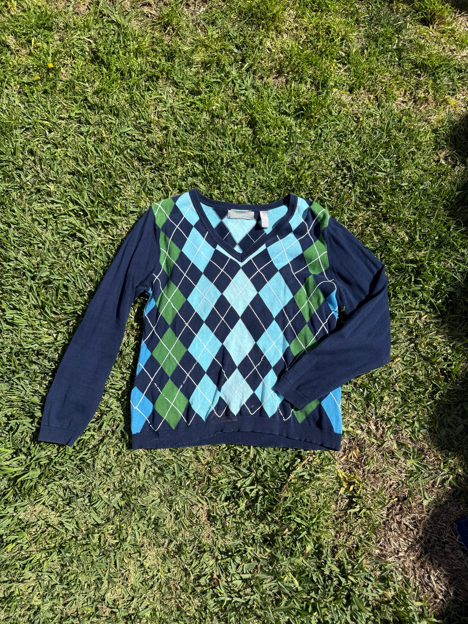 argyle sweater