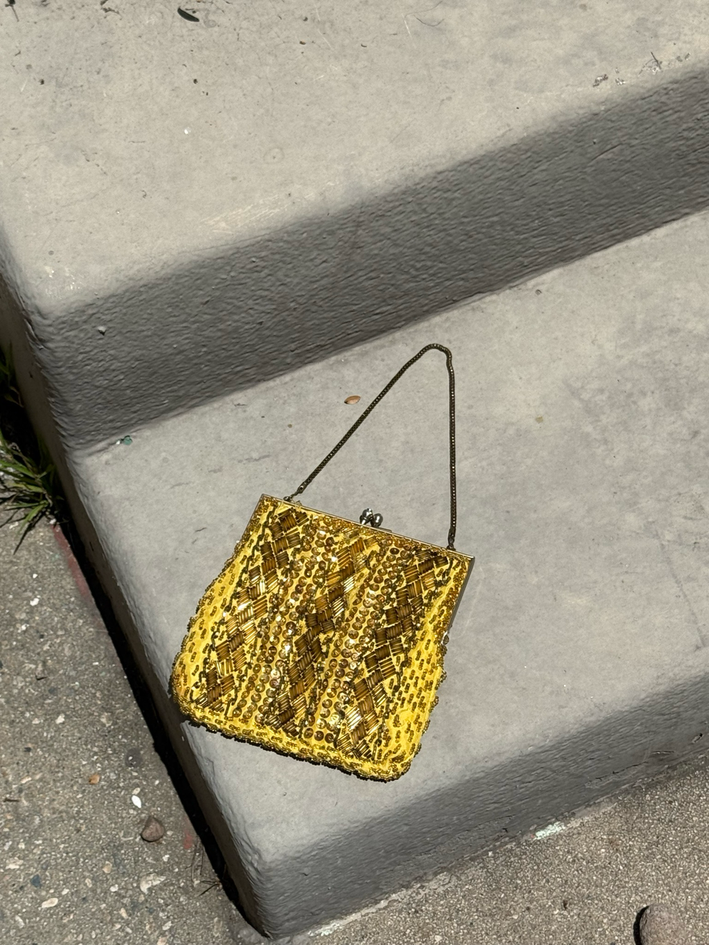 vintage beaded handbag
