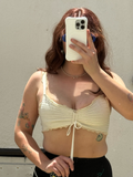 lace ribbed tank
