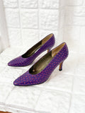 ✧ neon polka dot kitten heels ⋆ (size 8.5)