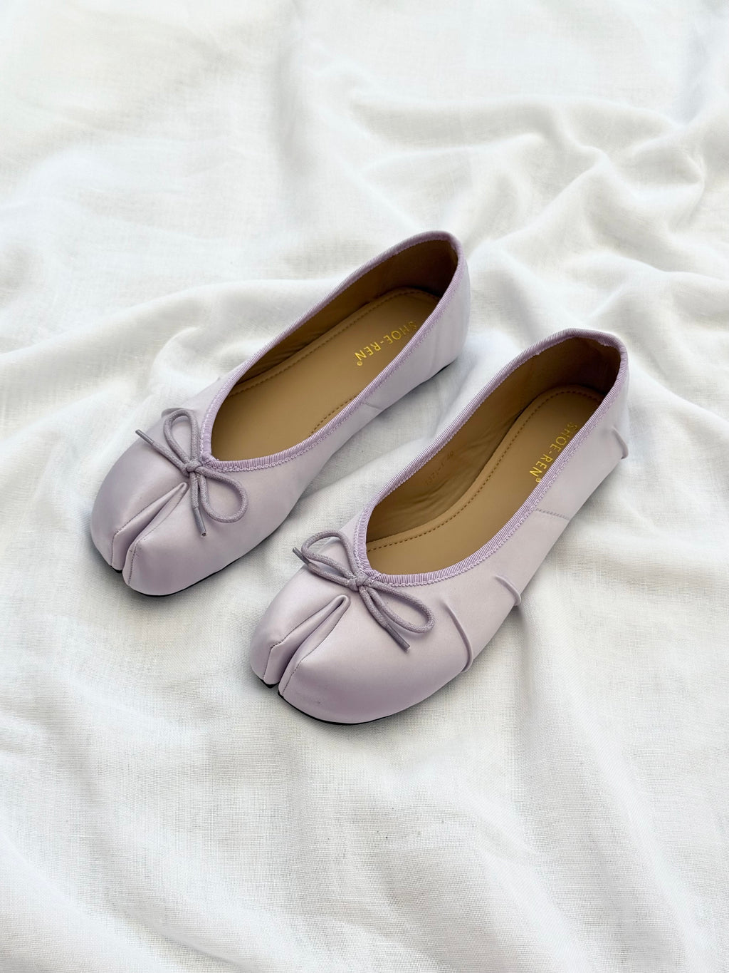 ✿ pastel lavender tabi ballet flats • (size 8.5)