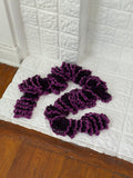 ✿ vintage Y2K purple ruffle scarf ✿
