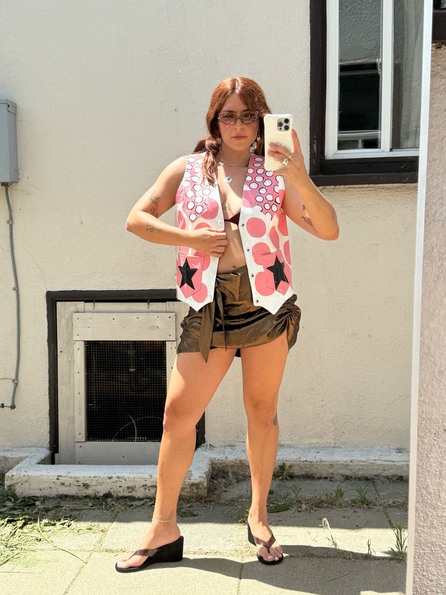 hand painted western vest