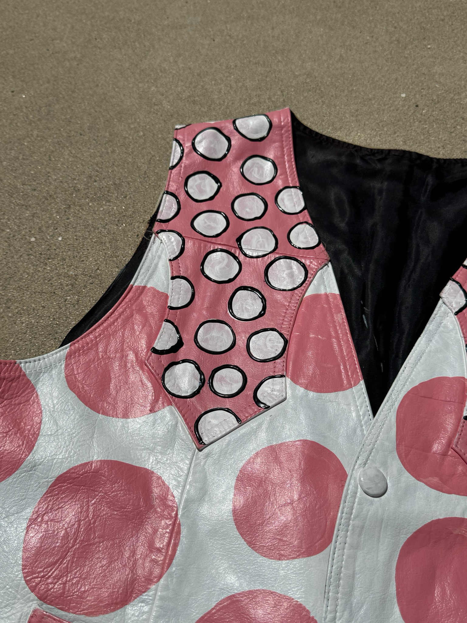 hand painted western vest