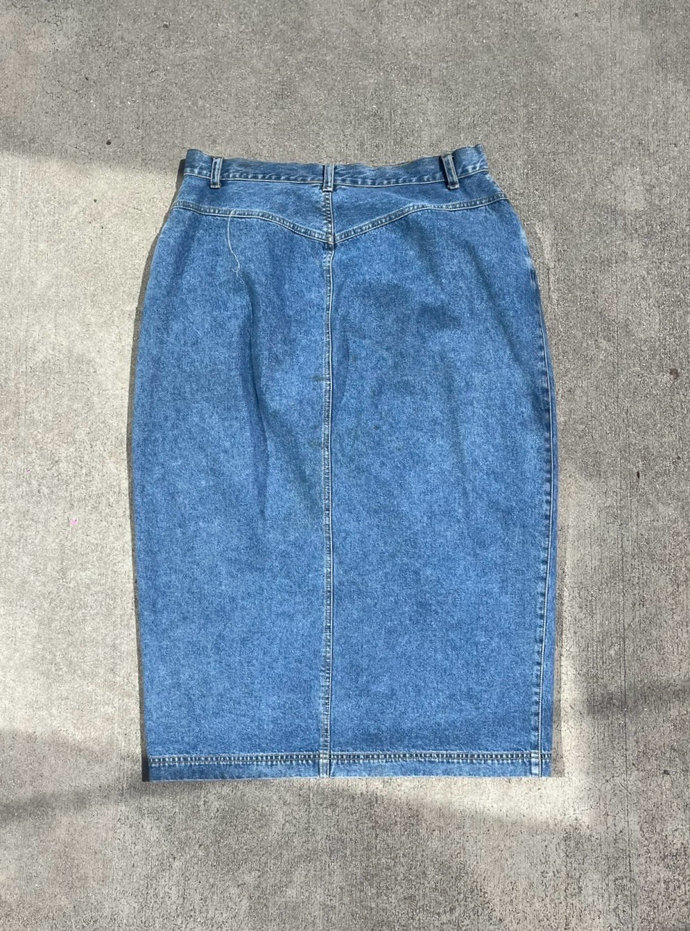 beaded western midi skirt