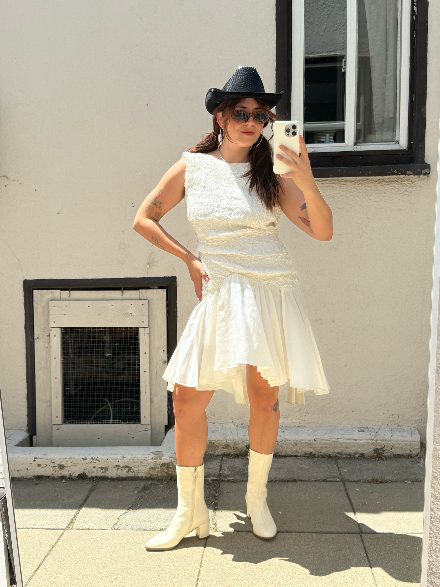 vintage 80’s wedding party dress
