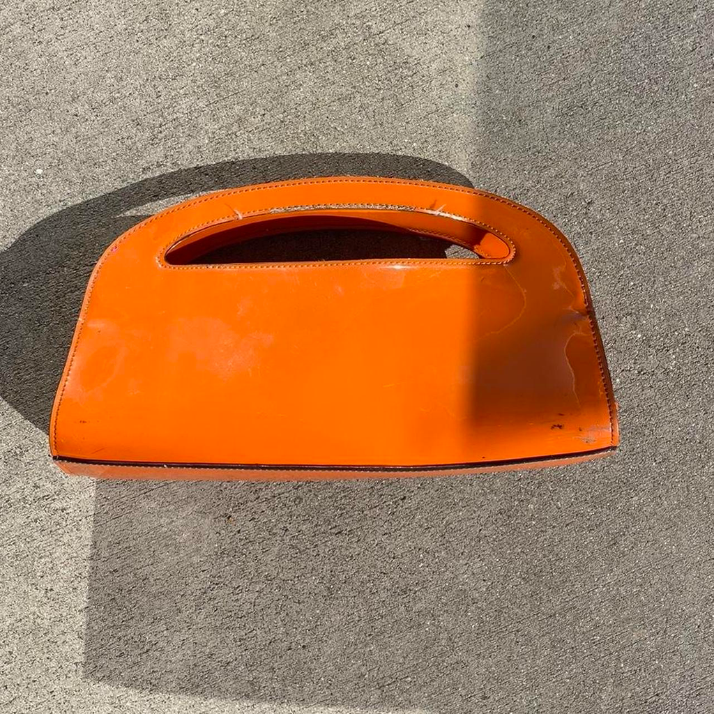 orange mod handbag