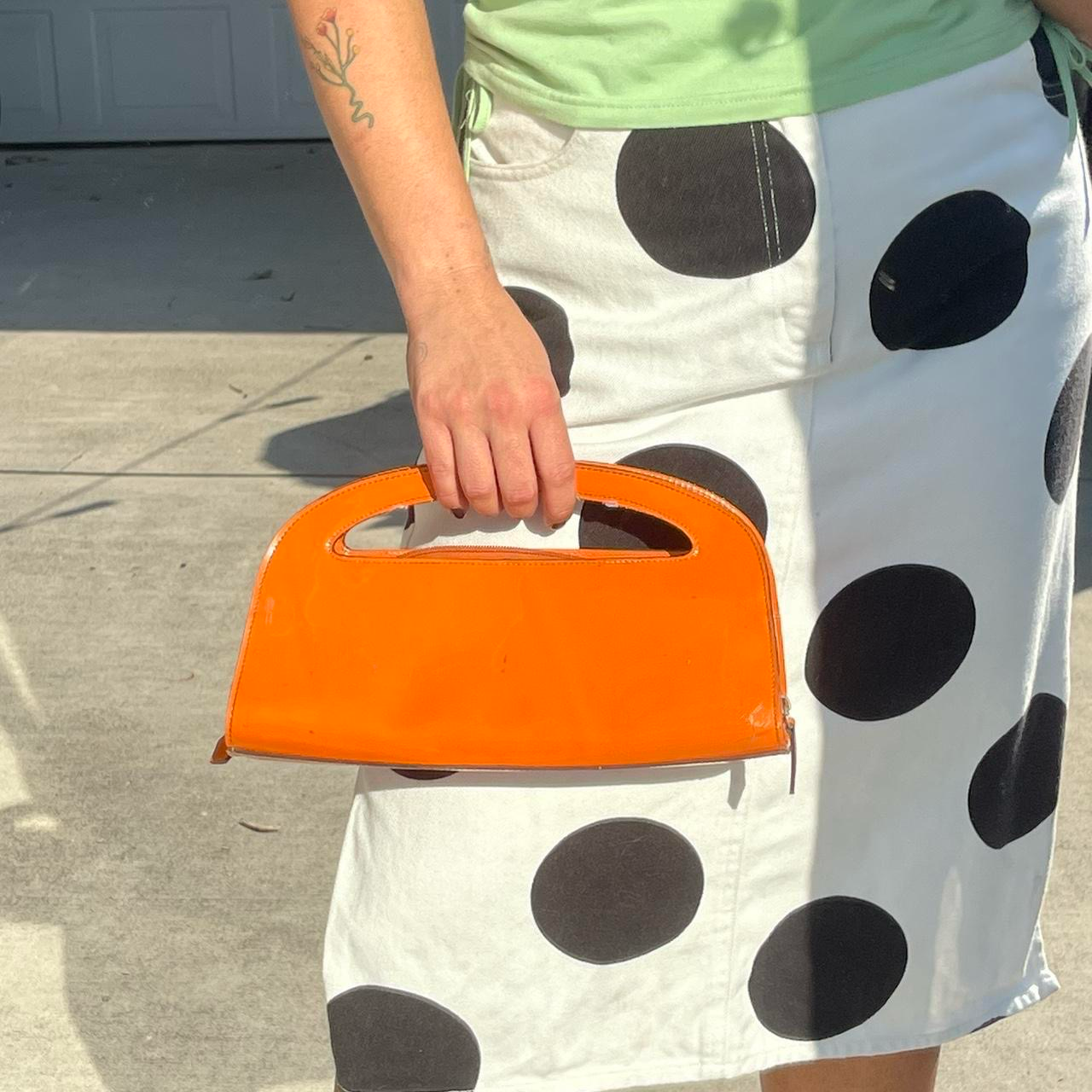 orange mod handbag