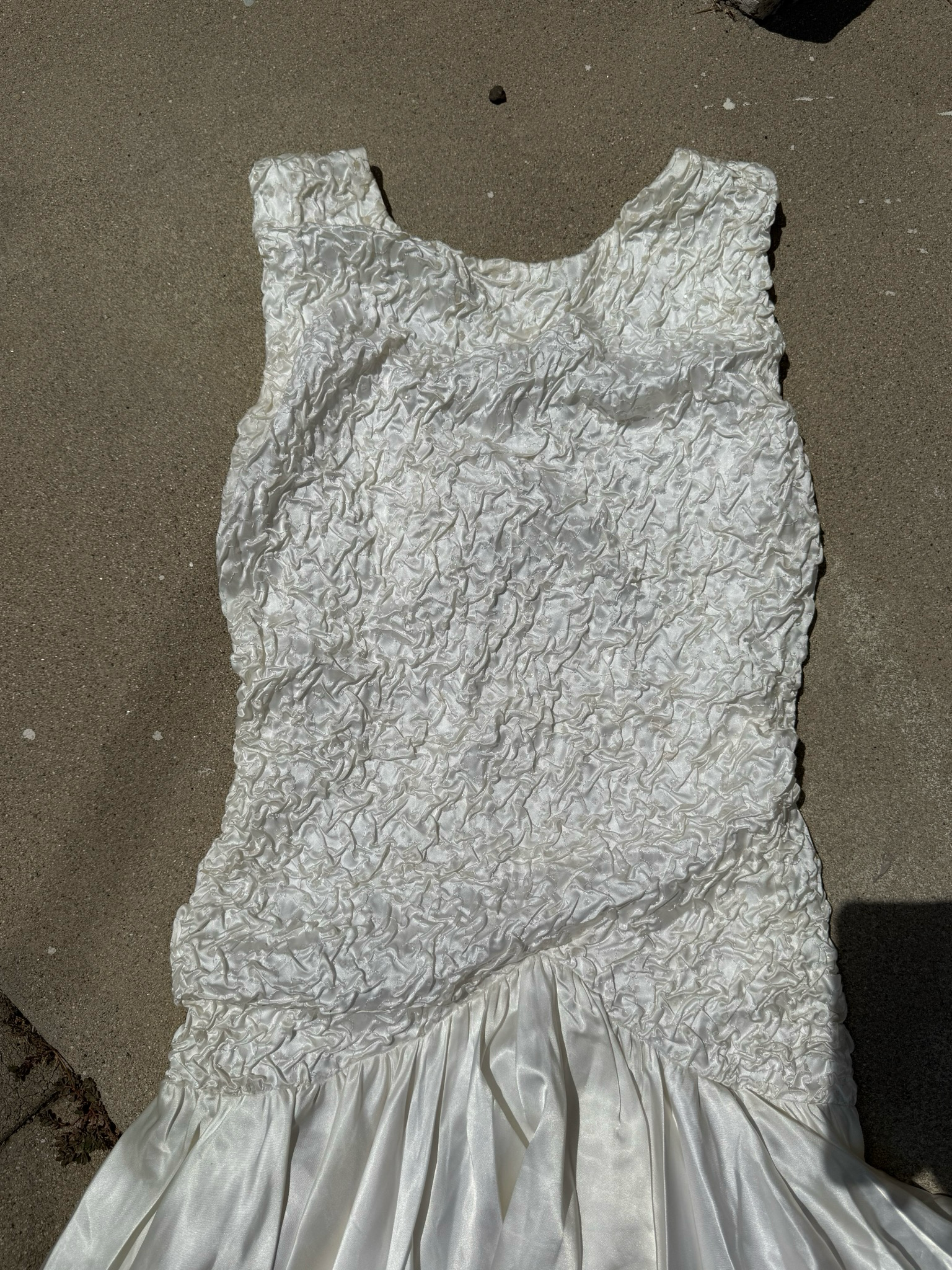 vintage 80’s wedding party dress