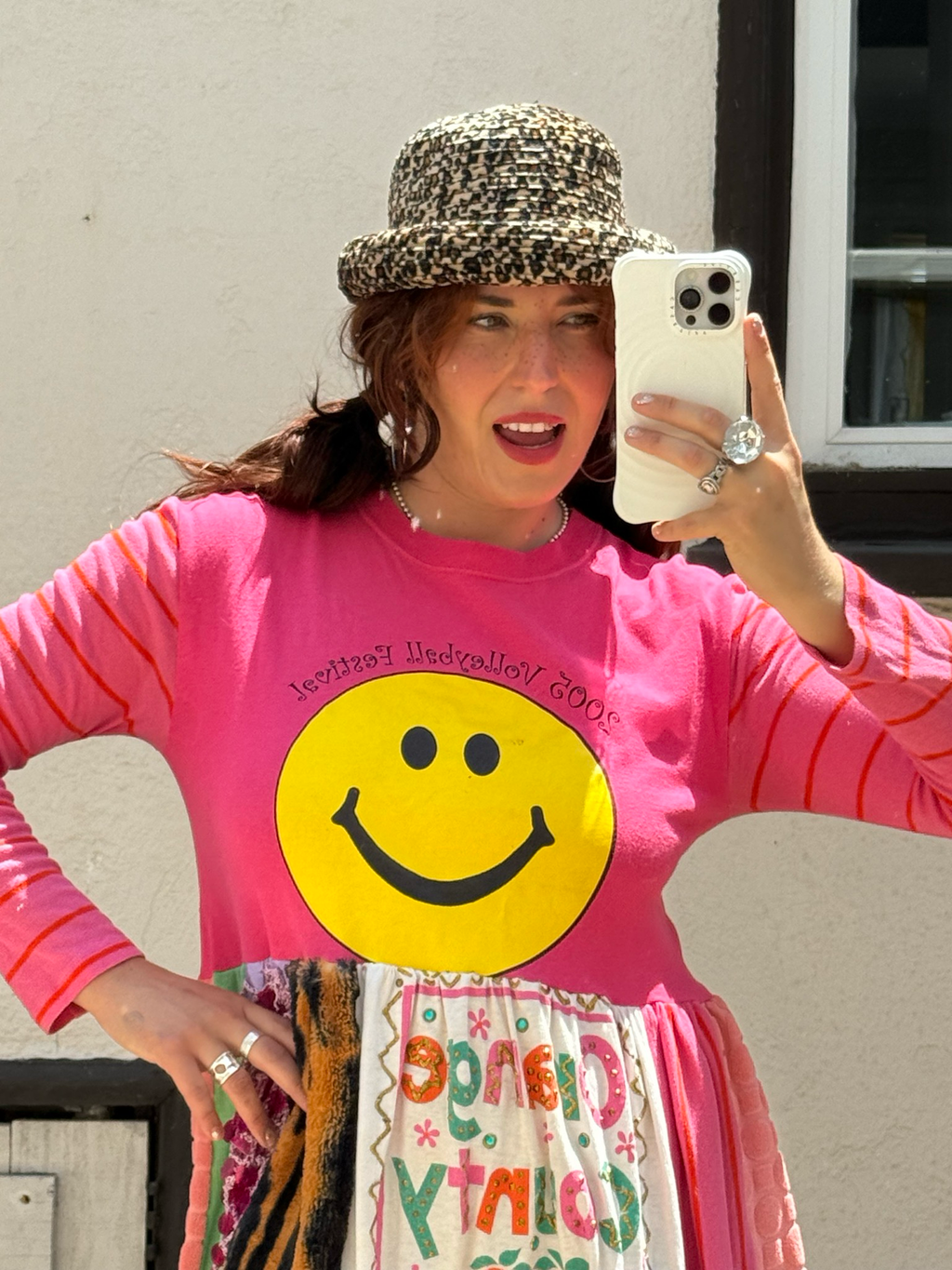 patchwork tee shirt dress