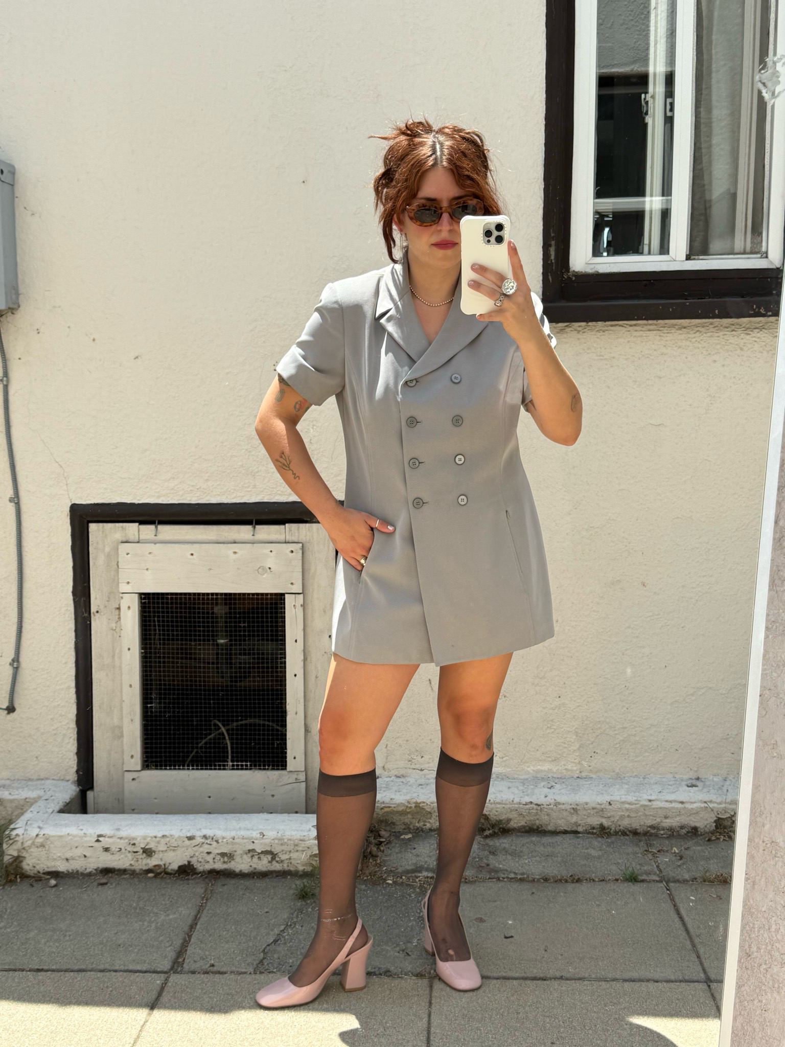 vintage blazer dress