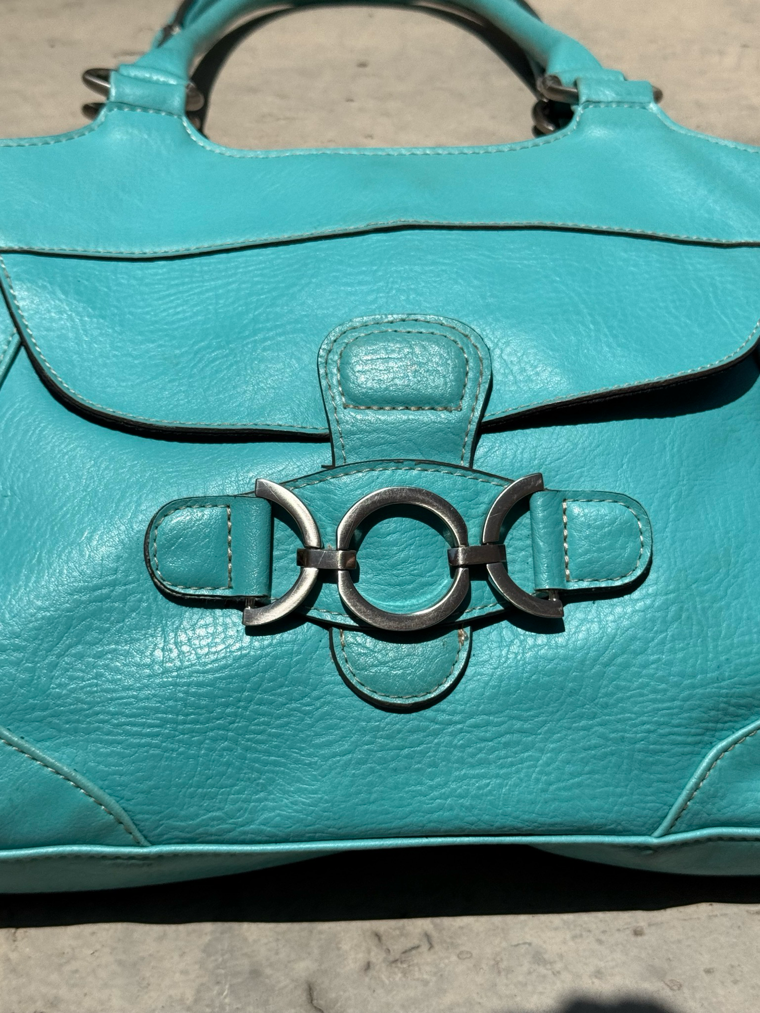 faux leather handbag