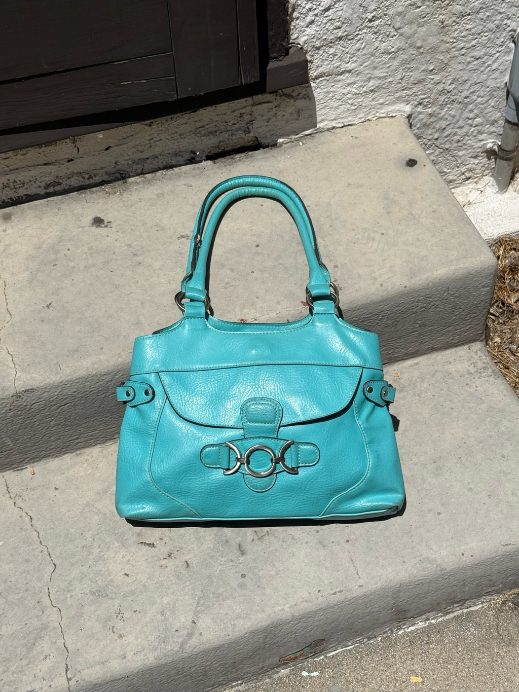 faux leather handbag