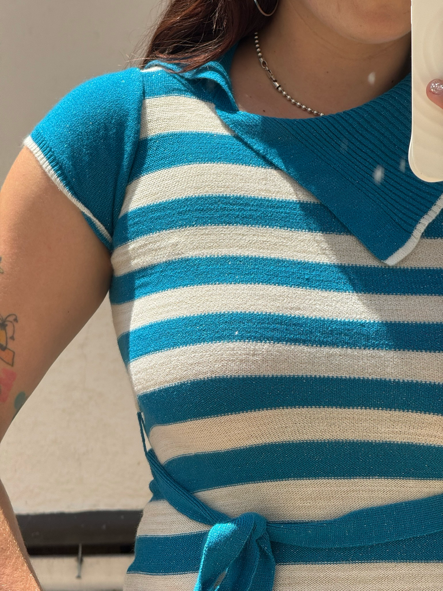 sparkly sweater blouse