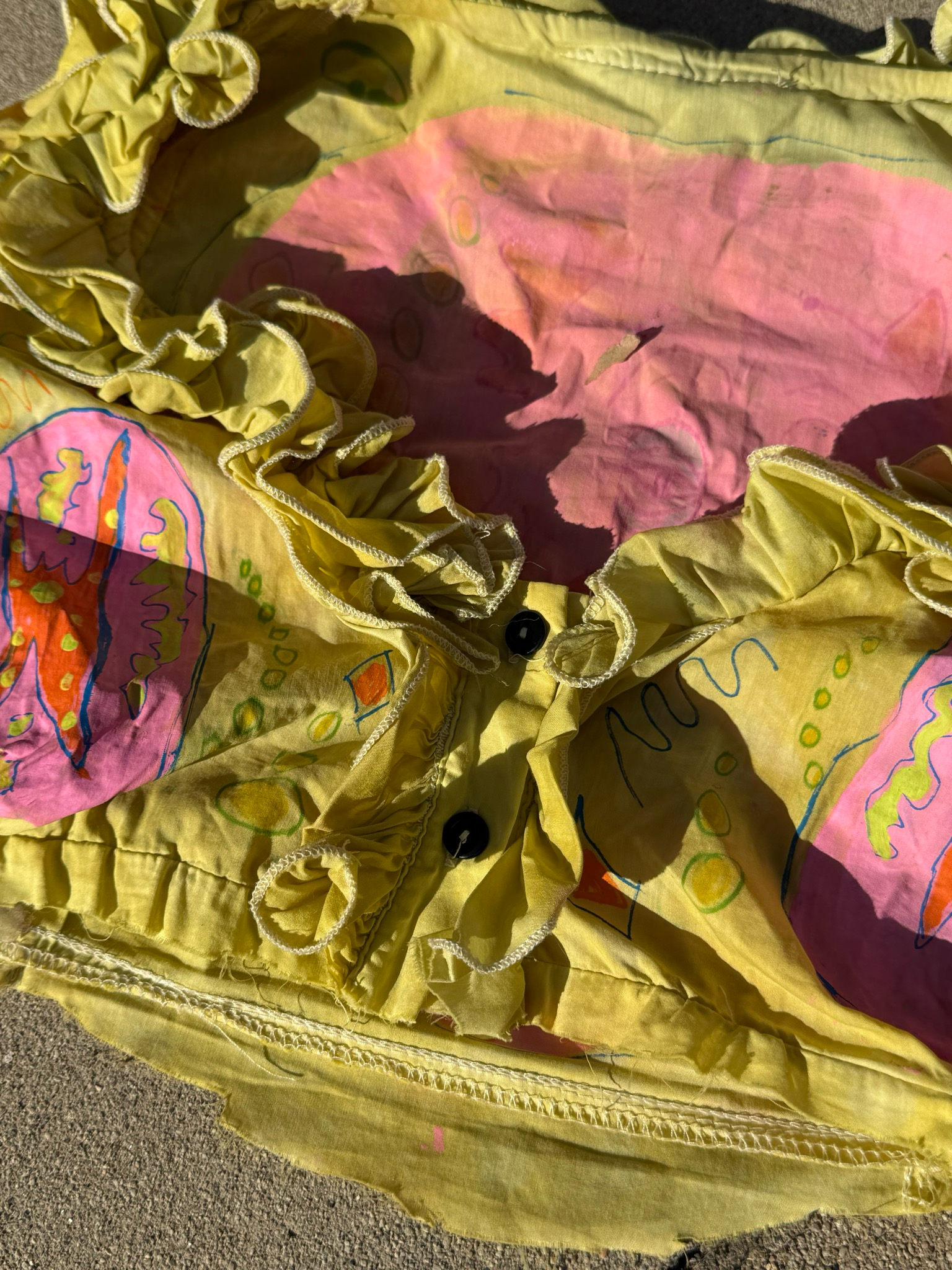 so squish upcycled knit blouse