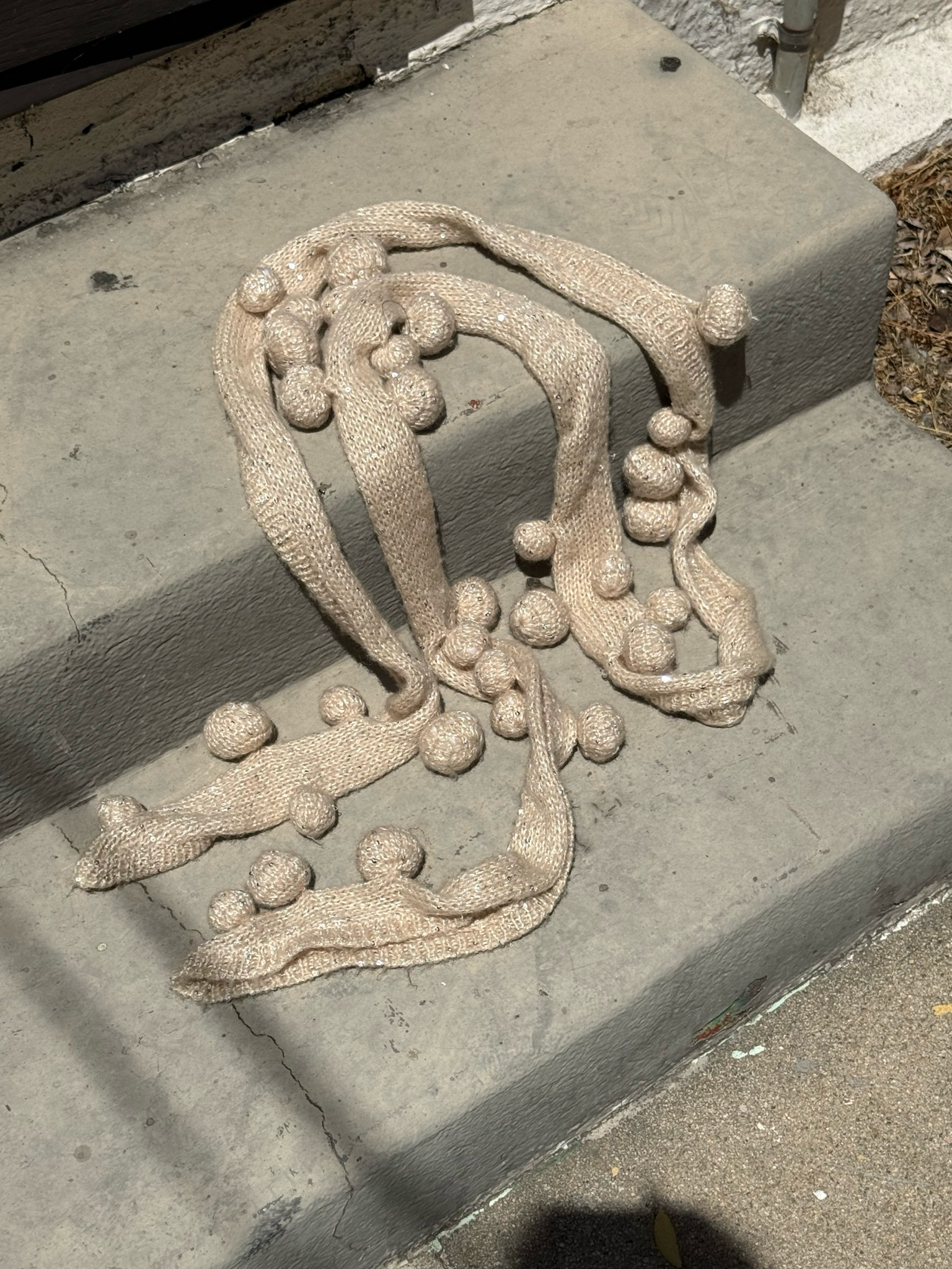 𓆩♡𓆪 knit pom pom scarf ✿