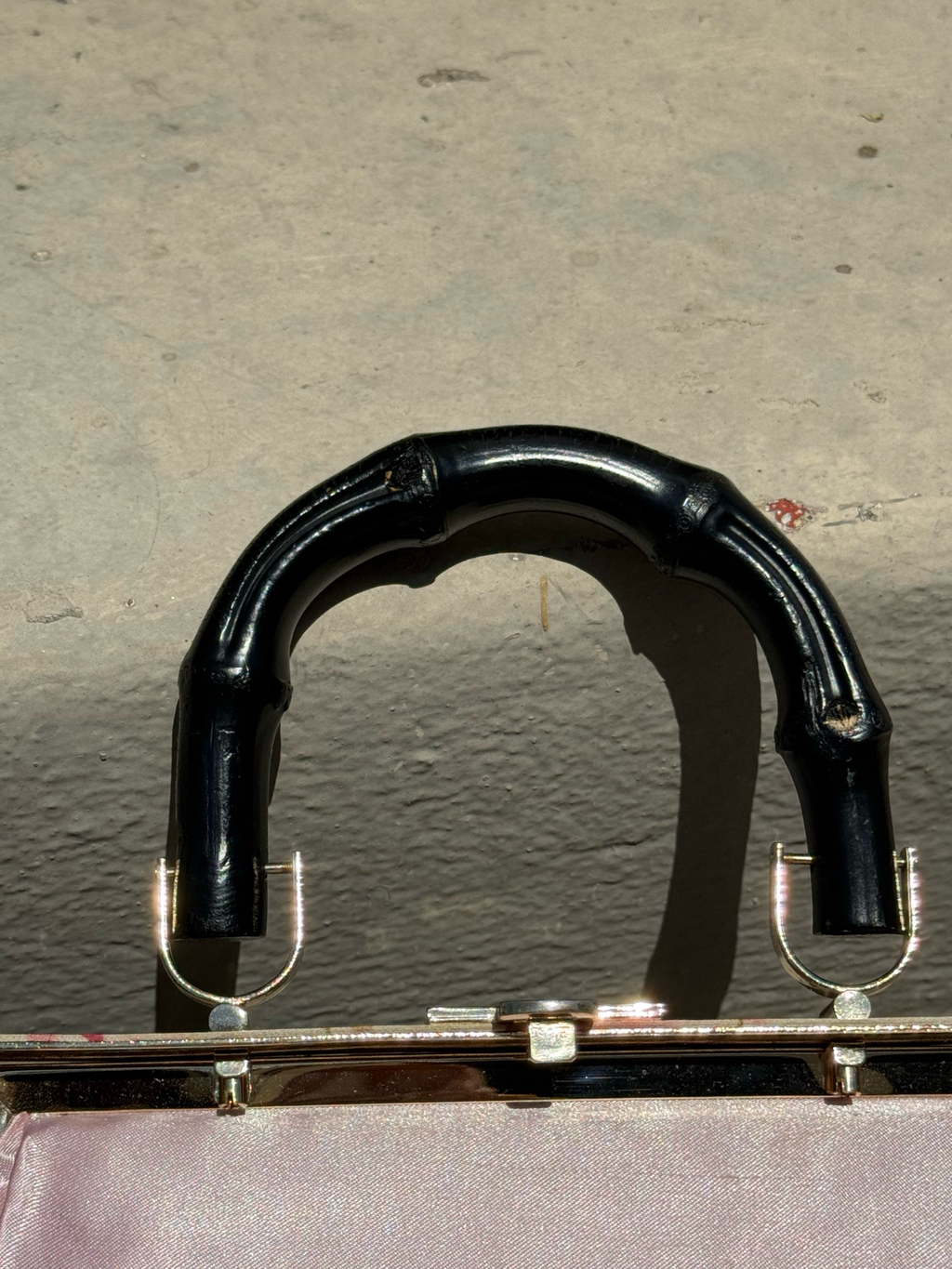 banana republic floral satin handbag