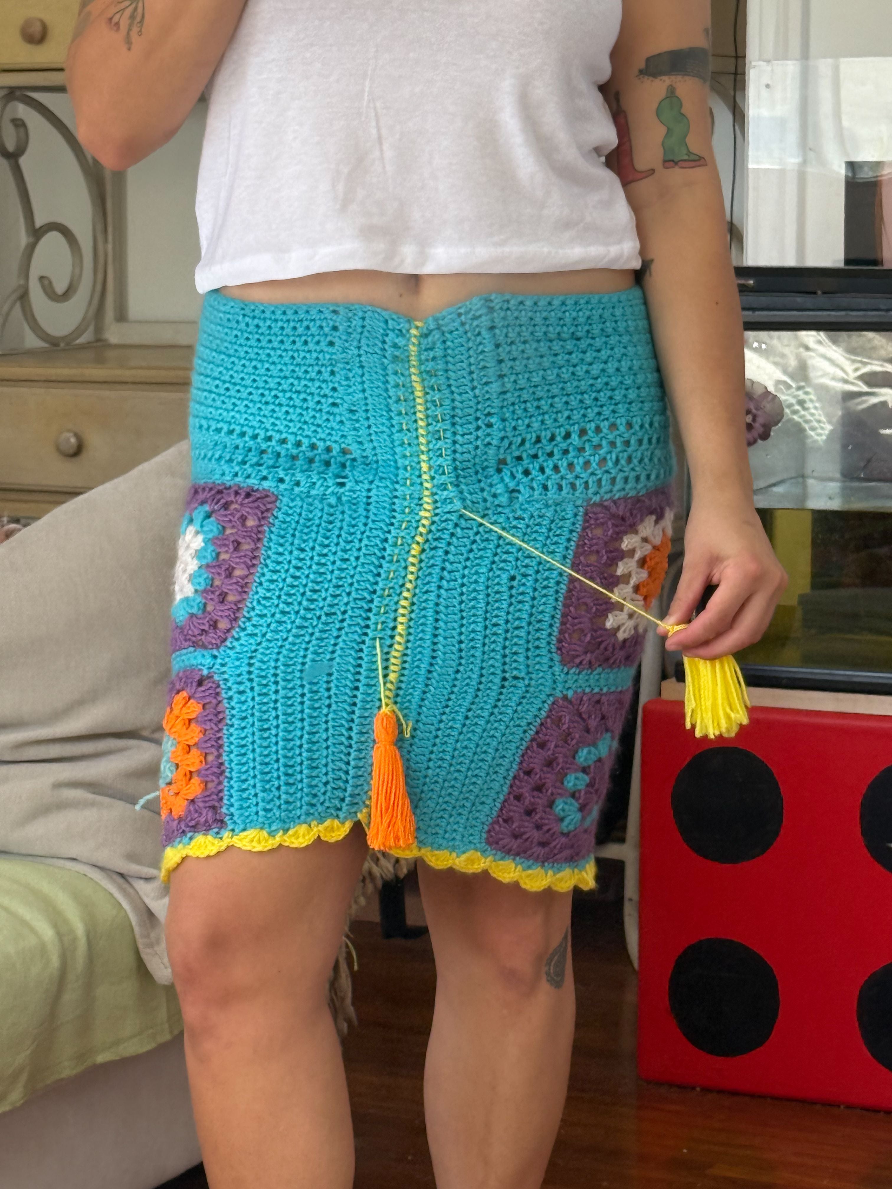 handmade crochet skirt