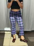lazy oaf plaid capris