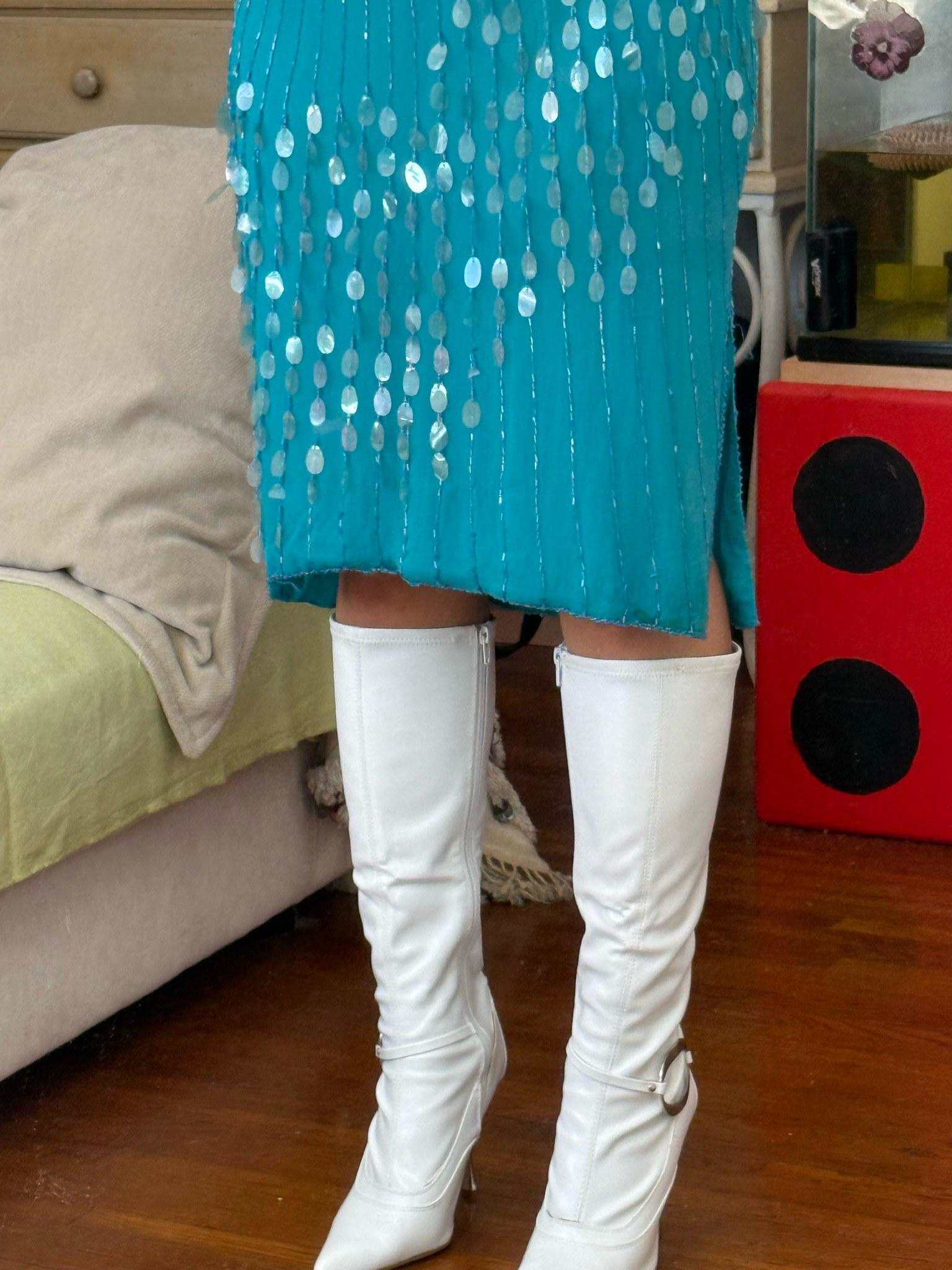 vintage 80’s sequin dress