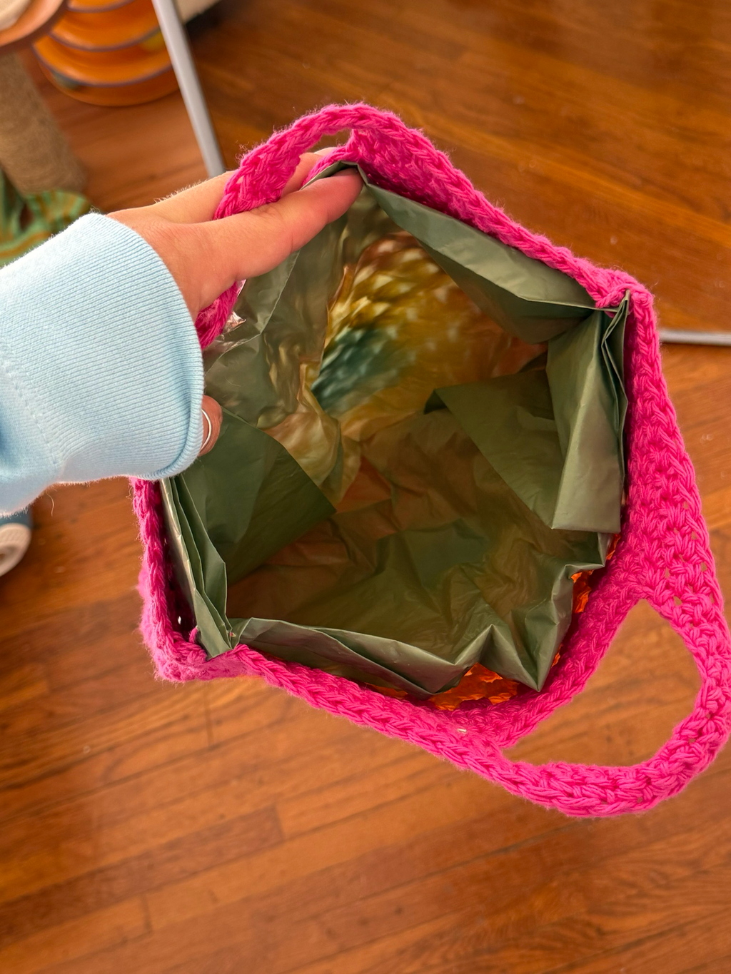 upcycled bag tote
