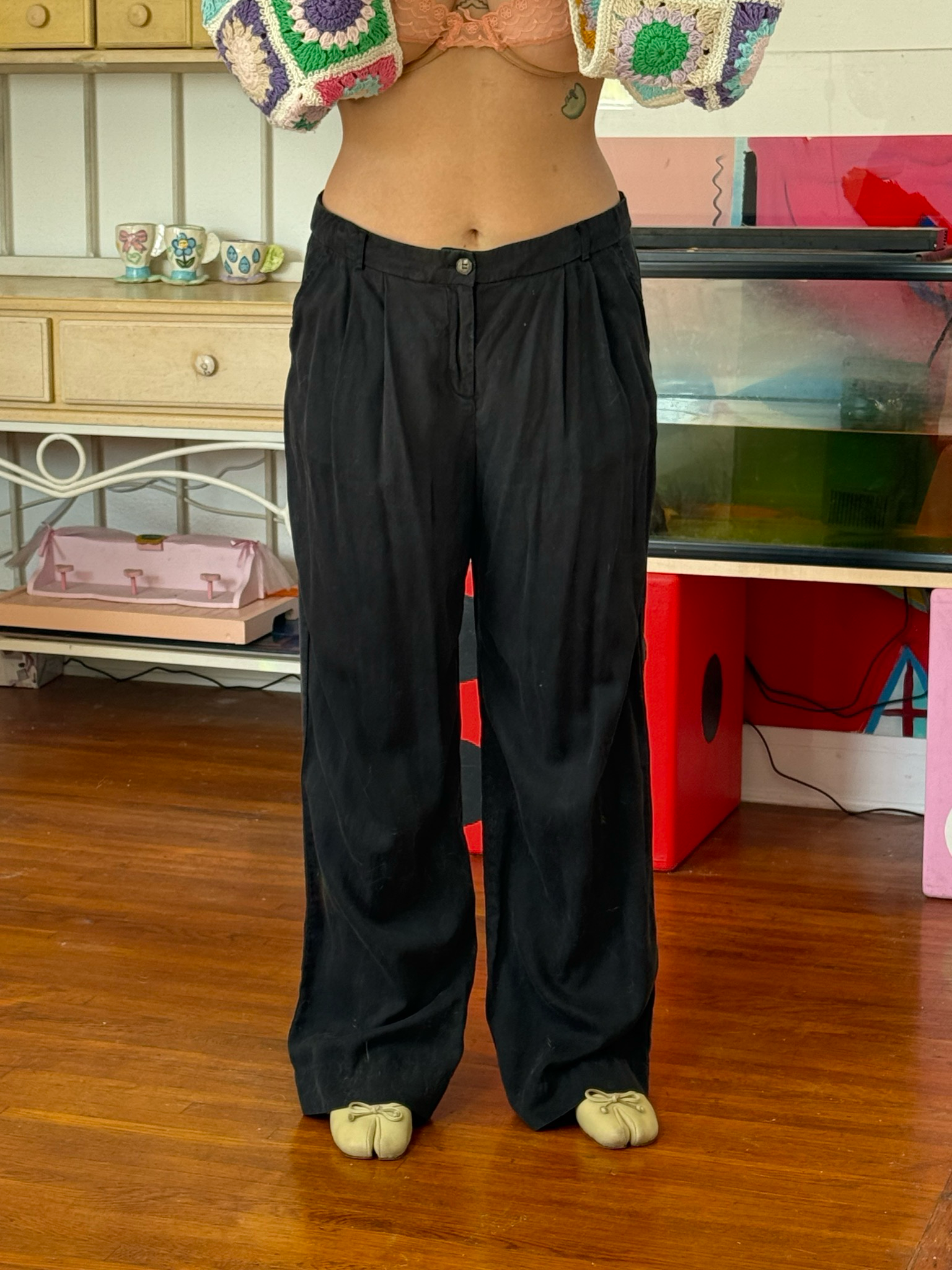 reformation trousers (size 34")