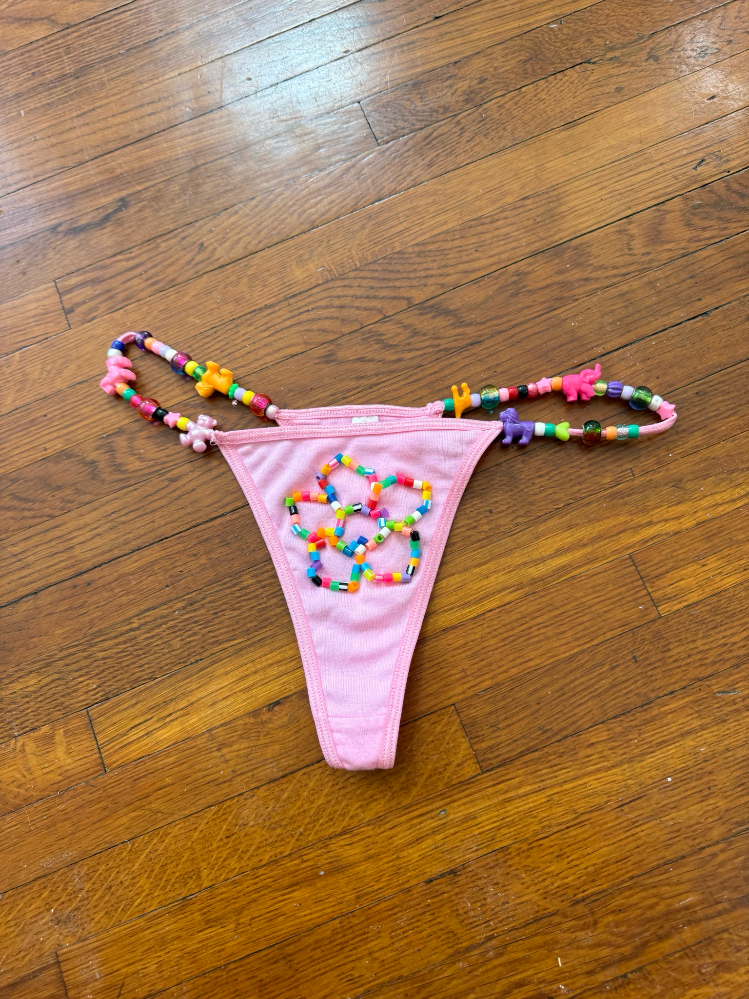 beaded thong