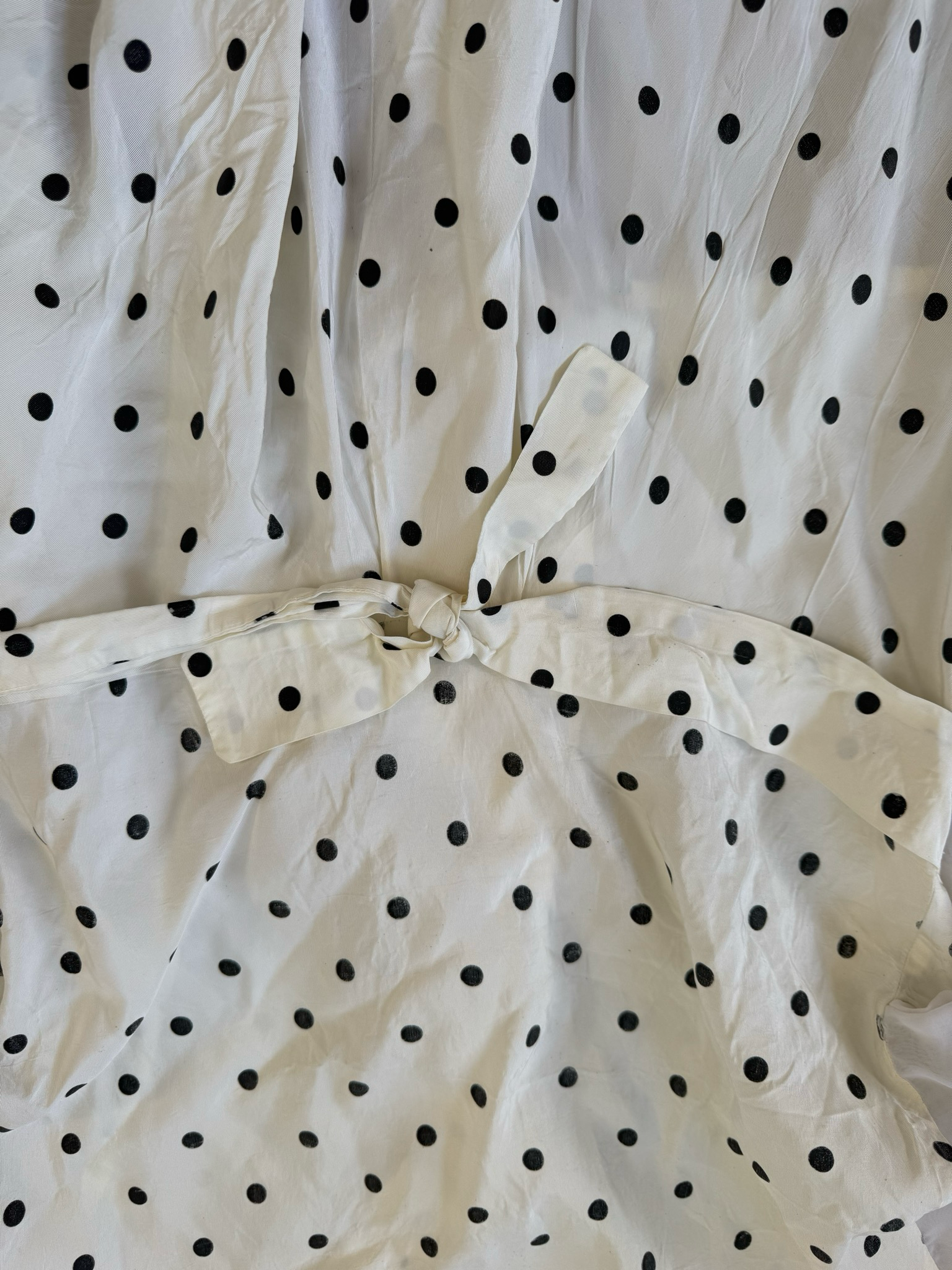 80’s polka dot blouse