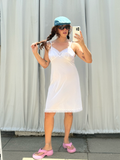 vintage white slip