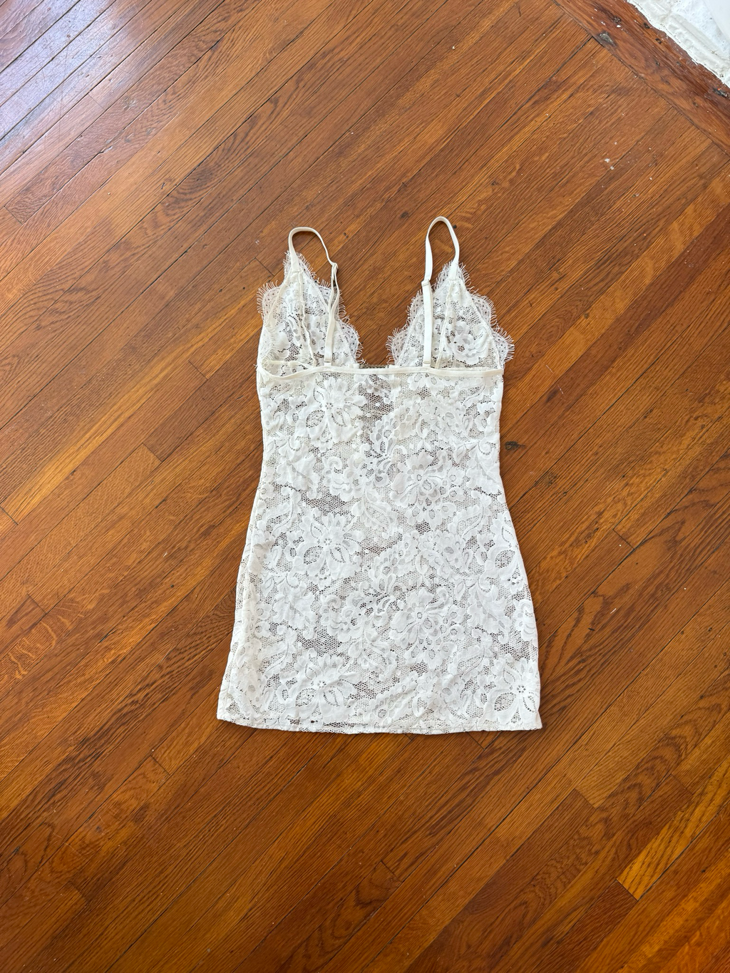 lace dress with rhinestones