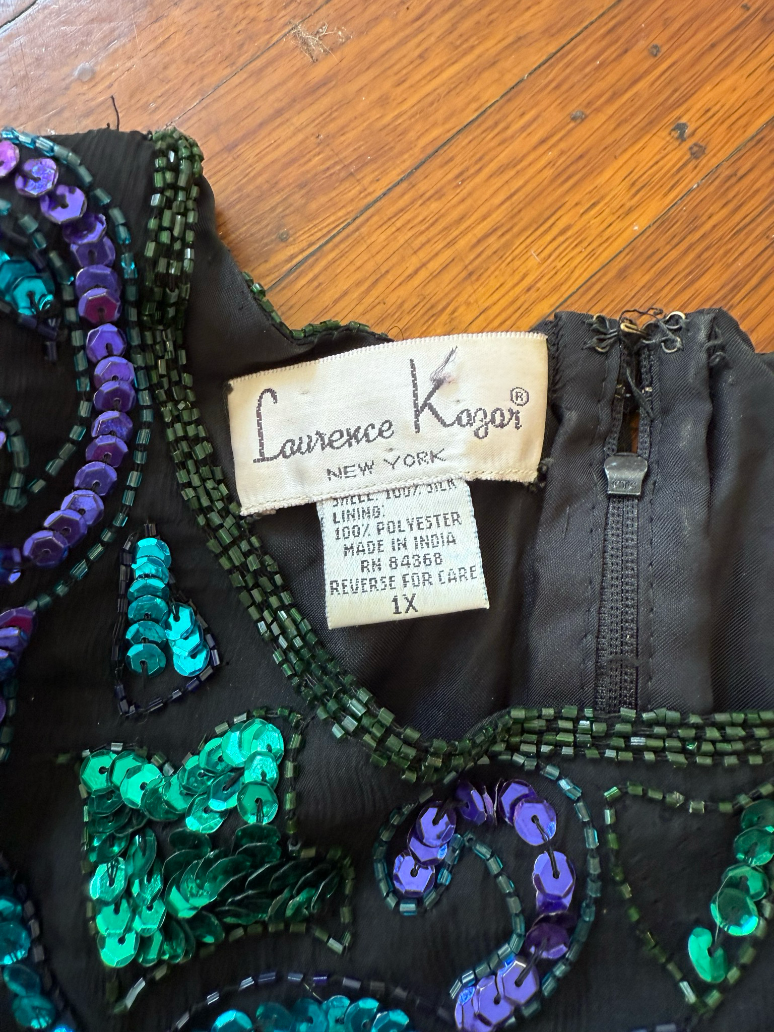 80’s sequin blouse