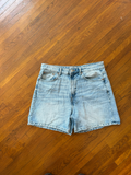 zara denim jorts