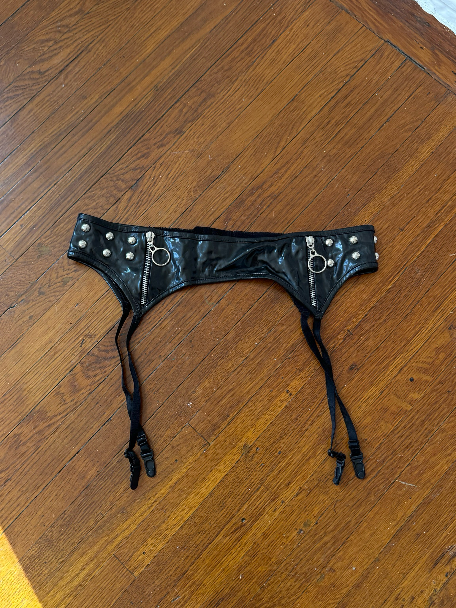 studded garter belt