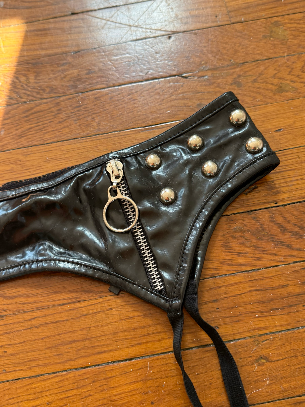 studded garter belt