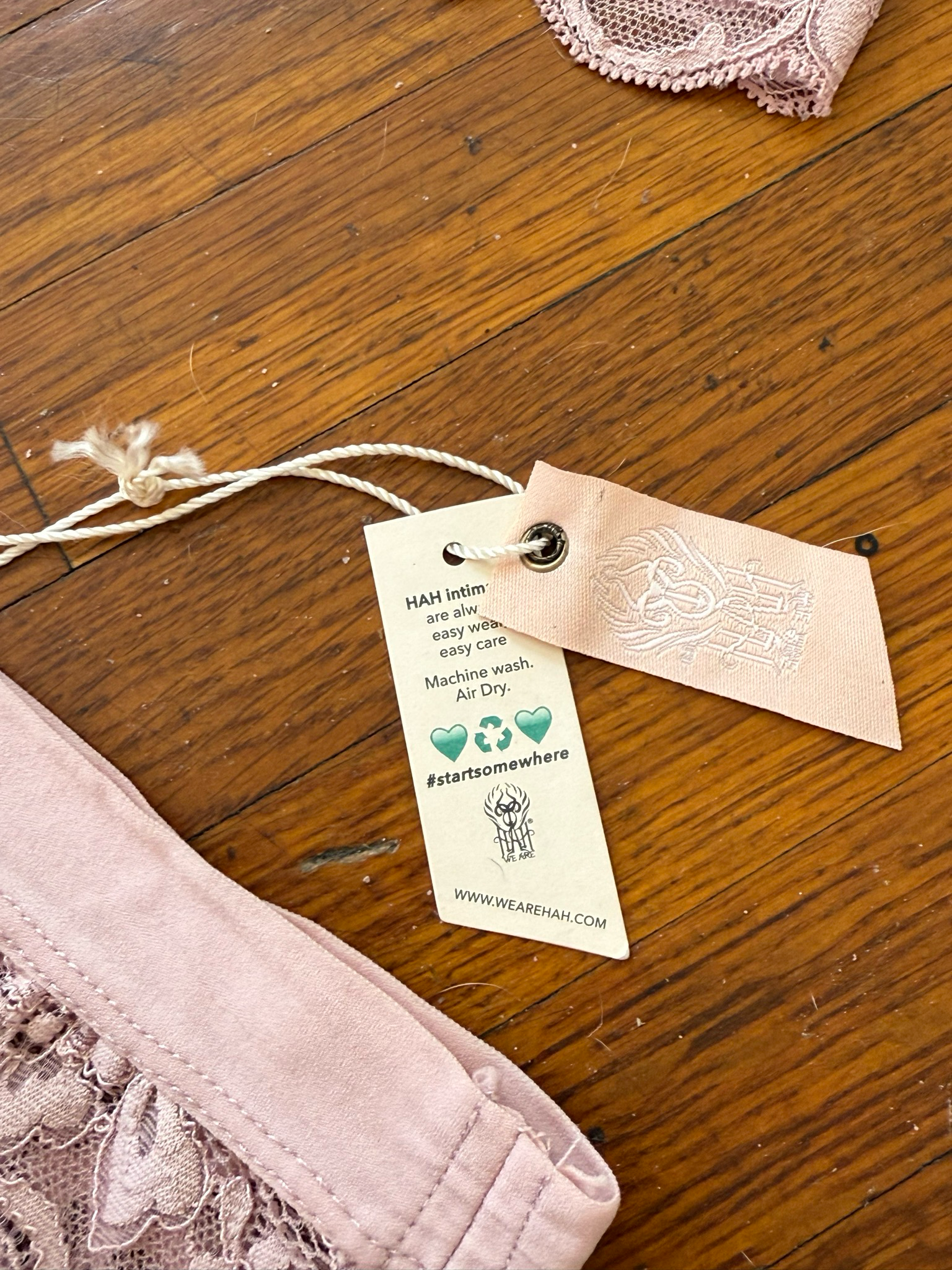 hah stretchy lace two piece